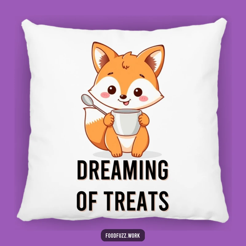 Funny Fox Baking Pillow: Cozy Kitchen Humor Accent, Wonderful Funny Gift