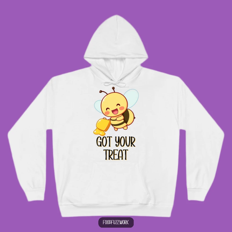 Cozy Funny Bee Hoodie: Sweet Comfort, Warmth and Joyful Vibes