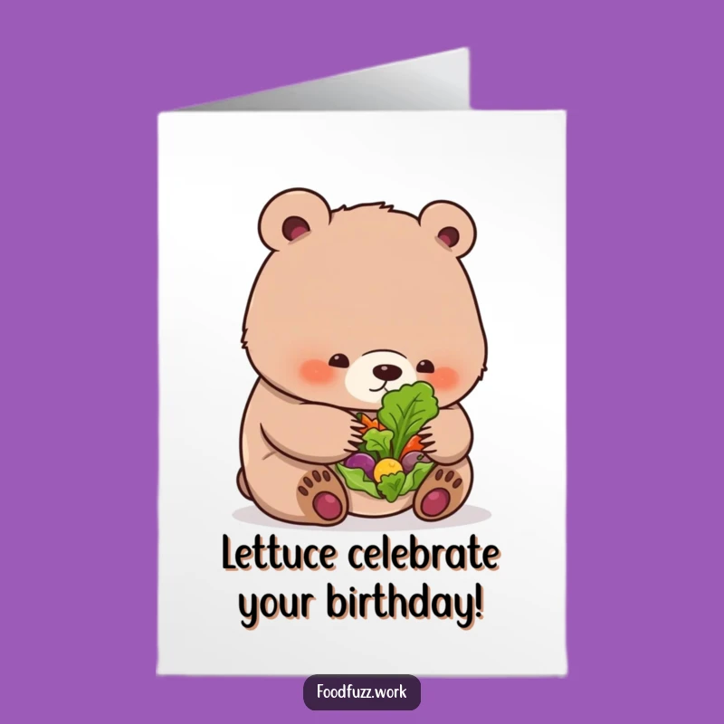 Free Printable Funny Bear Cub Birthday Card - Downloadable Gift for Laughs!