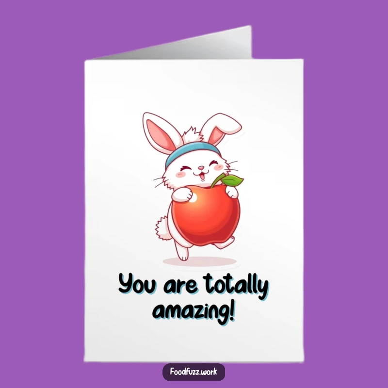 Free Printable Bunny Congrats Card - Bouncing to Victory, Downloadable Joy!