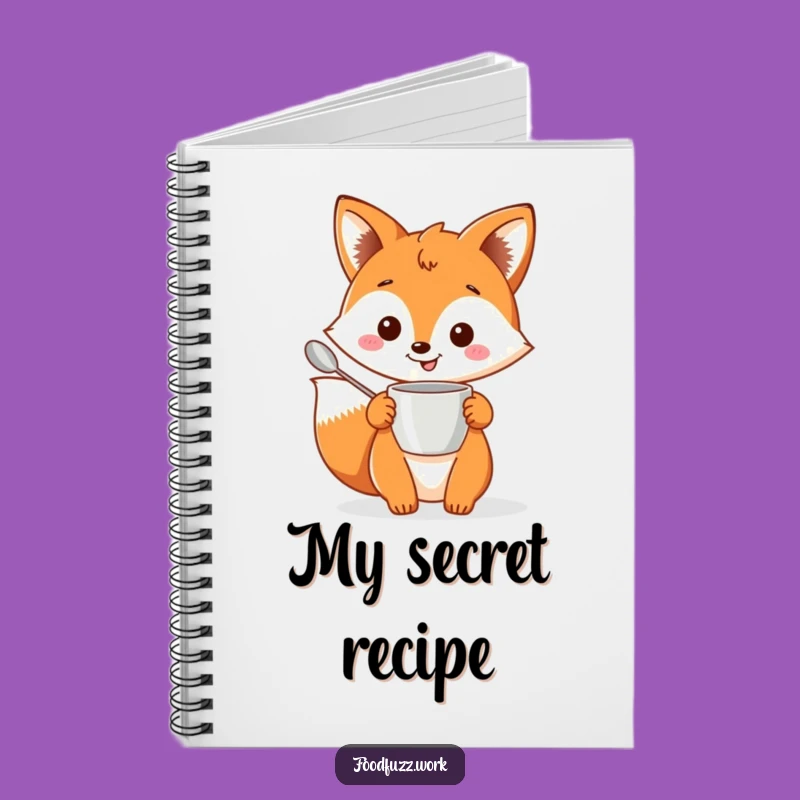 Funny Fox Baking Notebook: Recipe Humor for Bakers, Great Funny Gift